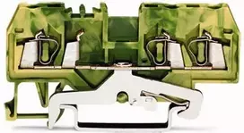 Wago 280-687 3 laidų jungtis 2,5 mm2 geltonai žalia 280-687