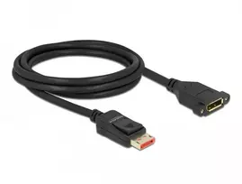 Delock DisplayPort prailginimo laidas montavimui 8K 60 Hz 2 m