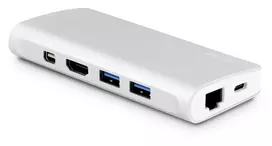 Jungas. stot. LMP USB-C Travel Dock 4K 9 Port pilkas