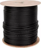 Cabletech Koaksialinis kabelis F690BV varinis su geliniu užpildu 75om, Ø7.3mm, juodas