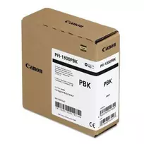 „Canon PFI-1300MBK“ rašalo kasetė, matinės juodos spalvos, 330 ml talpos, skirta „Canon imagePROGRAF“, PRO-2000, PRO-4000, PRO-4000S, PRO-6000S.