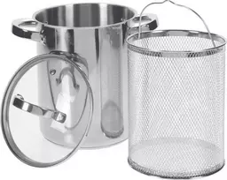 Excellent Houseware „Mondex“ šparagų puodas 16 x 21 cm aukščio, 4,2 l