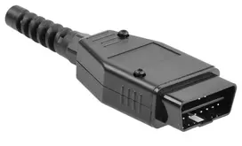 Wtyk Oem OBD II kištukas 66.5x40mm PCB