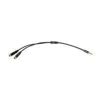 LP Oem Adapteris 2xAUX - AUX 3.5mm 0.2m