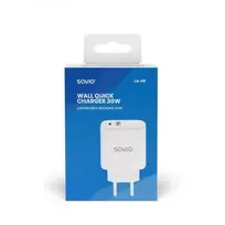Pakrovėjas - SAVIO LA-06 30W USB Type A & C Greitas Įkrovimas
