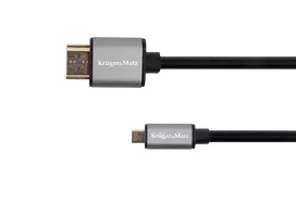 Kruger & Matz Basic HDMI – microHDMI kabelis 1.8m