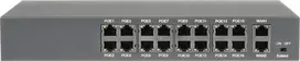 Apti Tinklo šakotuvas 10/100MBps 16 jungčių POE + 2 jungtys 10/100/1000MBps (HT1612)