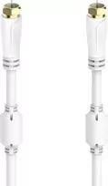 Hama SAT-Anschlusskabel F-Stecker - F-Stecker vergoldet 1.5 m 100 dB