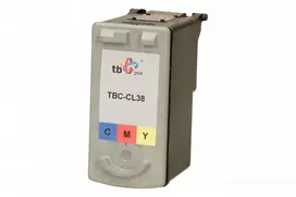 Kasetė rašaliniams spausdintuvams TB Print TBC-CL38 (Canon CL-38) 12 ml, perdirbta