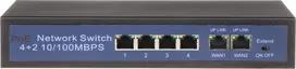 Šakotuvas SWITCH POE APTI-POE0402-60W 4 PRIEVADŲ