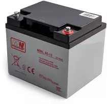 Akumuliatorius MW Power MWL 40-12 12V 40Ah AGM nereikalaujantis priežiūros, skirtas buferiniam darbui