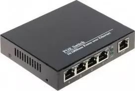 Šakotuvas TST SWITCH POE SPS-4P/1 5 PRIEVADŲ