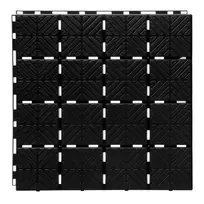 PROSPERPLAST VEJOS KORIO PLOKŠTĖ EASY SQUARE – JUODA 9 vnt. 1,5m2