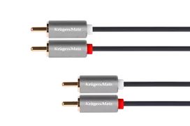 2 RCA-2 RCA laidas - 5m - Kruger & Matz - Basic