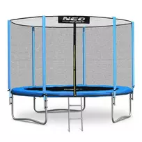 8 pėdų / 252 cm sodo batutas su lauko tinklu ir kopėčiomis Neo-Sport
