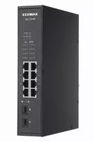 Šakotuvas Edimax Technology EDIMAX pramoninis 8 prievadų POE GbE + 2GbE SFP nevaldomas jungiklis