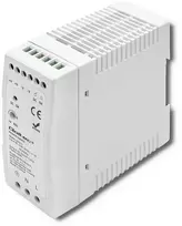 QOLTEC 50911 DIN bėgio maitinimo šaltinis 40W 24V 1.67A Baltas Slim