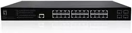 Šakotuvas Level One Jungiklis LevelOne 24x GE GEP- 2861 4xGSFP 19 "390W 24xPoE +