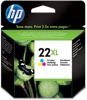 Hewlett Packard (HP) Patrone HP Nr. 22XL Tricolor C9352CE 11ml rašalo kasetė