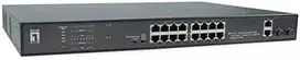 Šakotuvas Level One Carruzzo LevelOne FGP-2031 tinklo komutatorius Ne-valdomas Fast Ethernet (10/100) Maitinimas per Eternetą (PoE) 1U Juoda