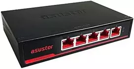 Šakotuvas ASUSTOR ASW205T 2,5GB bazės nevaldomas jungiklis 5 prievadų