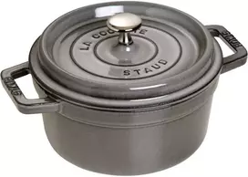 Ketaus puodas STAUB Cocotte 20cm 2,2l, grafito spalvos