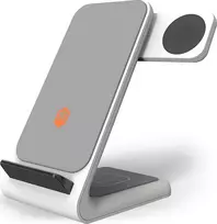 STM ChargeTree Swing 3-in-1 įkrovimo stotelė for Phone, AirPods, Apple Watch - baltos spalvos
