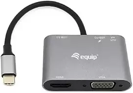 „Equip“ USB-C stotelė / replikatorius (133483)