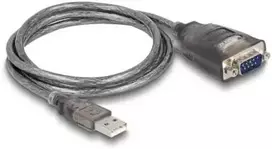 Delock Adapteris USB 2.0 Type-A iki 1 x serijinio RS-232 D-Sub 9 kontaktų kištukas 1 m