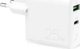 Puro Elektrik Apple Mini greito krovimo kelioninis kroviklis PURO USB-A - USB-C, su duomenų perdavimu, 25w, baltas / FCMTCUSBAC25WPDWHI