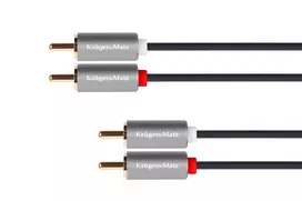 2 RCA-2 RCA laidas - 3m - Kruger & Matz - Basic