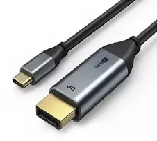 Extra Digital USB-C – DisplayPort kabelis, 4K, Ultra HD, 1,8 m, 1.2 versija