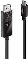USB Lindy USB-C - DisplayPort 2 m, juodas (43342)