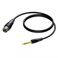 Procab Kabelis XLR kištukas – lizdo kištukas Stereo Ultraflex 1,5 m – PRA724/1,5