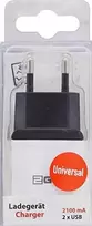 Įkroviklis 2GO 2GO Ladegerät 10,5W 2-Port 2x USB-A, baltas