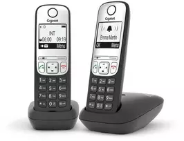 Stacionarus telefonas Gigaset A690Duo, su 2 rageliais