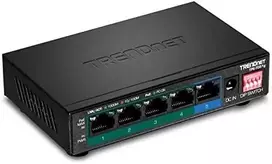 Šakotuvas TRENDNET 5 prievadų Gigabit PoE+ 60 W jungiklis