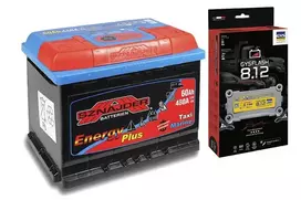 Sznajdergys SZNAJDER ENERGY PLUS 956-07 60Ah akumuliatorius + GYS Flash 8.12 įkroviklis