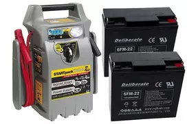 Paleidėjas GYSPACK TRUCK su originaliais 2 X 12V 22Ah akumuliatoriais