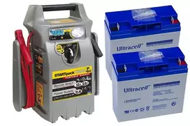 Gys Ultracell Paleidėjas GYSPACK TRUCK su ULTRACELL 2 X 12V 22Ah akumuliatoriais