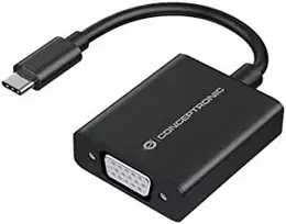 USB adapteris Conceptronic USB-C - VGA Juodas (ABBY05B)