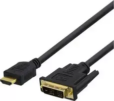 Kabelis DELTACO HDMI to DVI, 5m, Full HD, juodas / HDMI-115D