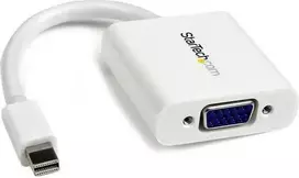 Adapteris AV StarTech DisplayPort Mini - D-Sub (VGA) balta (MDP2VGAW)