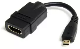 „Lenovo Startech“ sumažinimo kabelis HDMI(F) su mikro HDMI(M) 5 didelės spartos