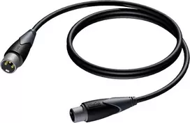 Procab Kabelis XLR kištukas – XLR moteris 1m – CLA901/1