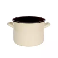 Altom Design Tiesus puodas 5,8l, skersmuo 22cm, aukštis 16cm, kreminė/vidus tamsus