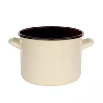 Altom Design Tiesus puodas 7,5l, skersmuo 24cm, aukštis 17cm, kreminė/vidus tamsus