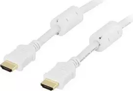Kabelis Deltaco HDMI - HDMI 2m balta (HDMI- 1020A)