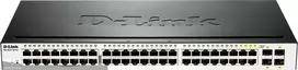 Šakotuvas D-LINK 48-Port Layer2 Smart Managed Gigabit Switch dlink žalias 3.0 44x 10/100/1000Mbit/s TP RJ-45 Port4x Combo 10/100/1000Mbit/s