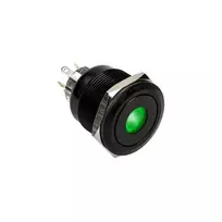 „DimasTech“ vandalizmo mygtukas 25 mm, juodos spalvos taškinis – RGB